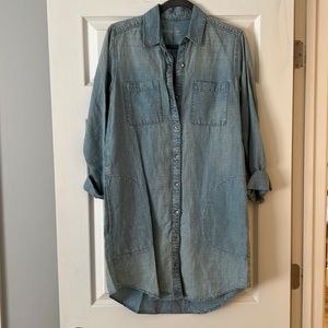 Gap 1969 Denim button up dress